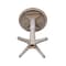 International Concepts Round 30 in Round Top Pedestal Table, 40.9 inH, Washed Gray Taupe, 30 W, 30 L, 41.9 in H, Wood K09-30RT-27B-6B-2 - alternate 2